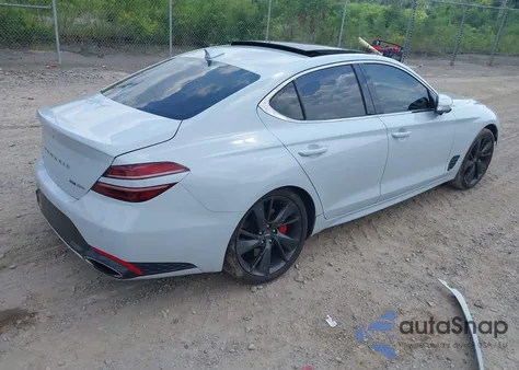 2022 Genesis G70 3.3T Sport Awd из США, поврежденный, VIN KMTG54TEXNU083596